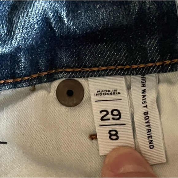 Loft High Waist Boyfriend Jeans - Retro Style - Size 8 | 29 - Picture 12 of 15